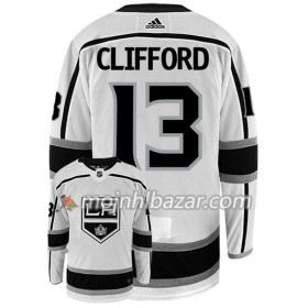Dresovi Los Angeles Kings KYLE CLIFFORD 13 Adidas Bijela Authentic - Muške